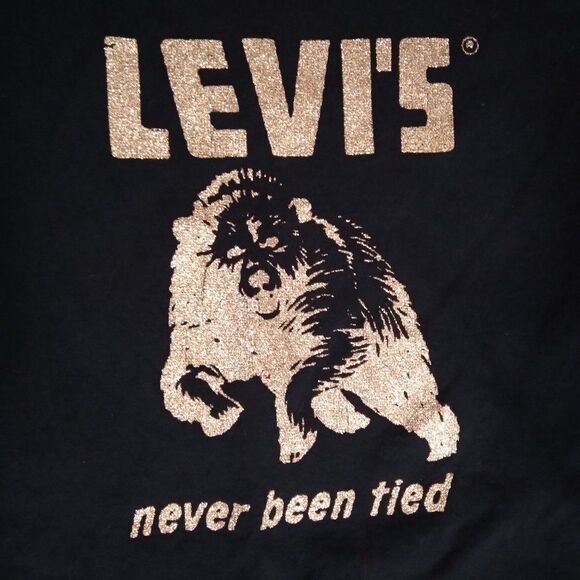 Deadstock Vintage Levi's Red Tab Never Been Tied Graphic T-Shirt - Picture 1 of 7